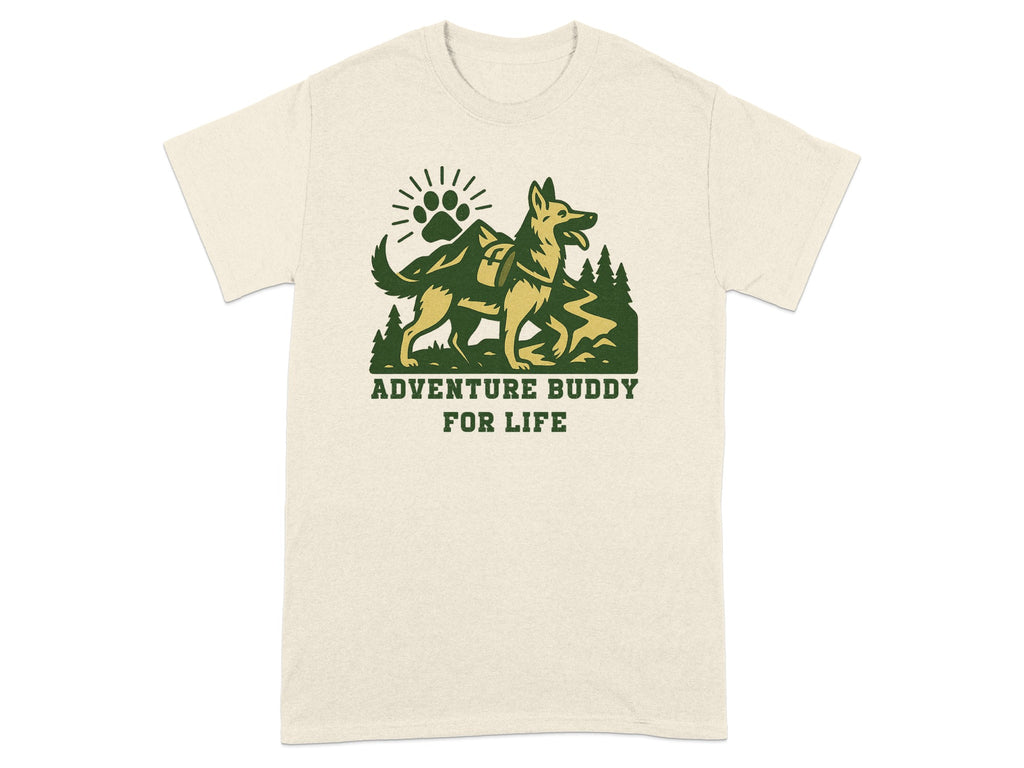 Adventure Buddy For Life Dog Hiking Tshirt
