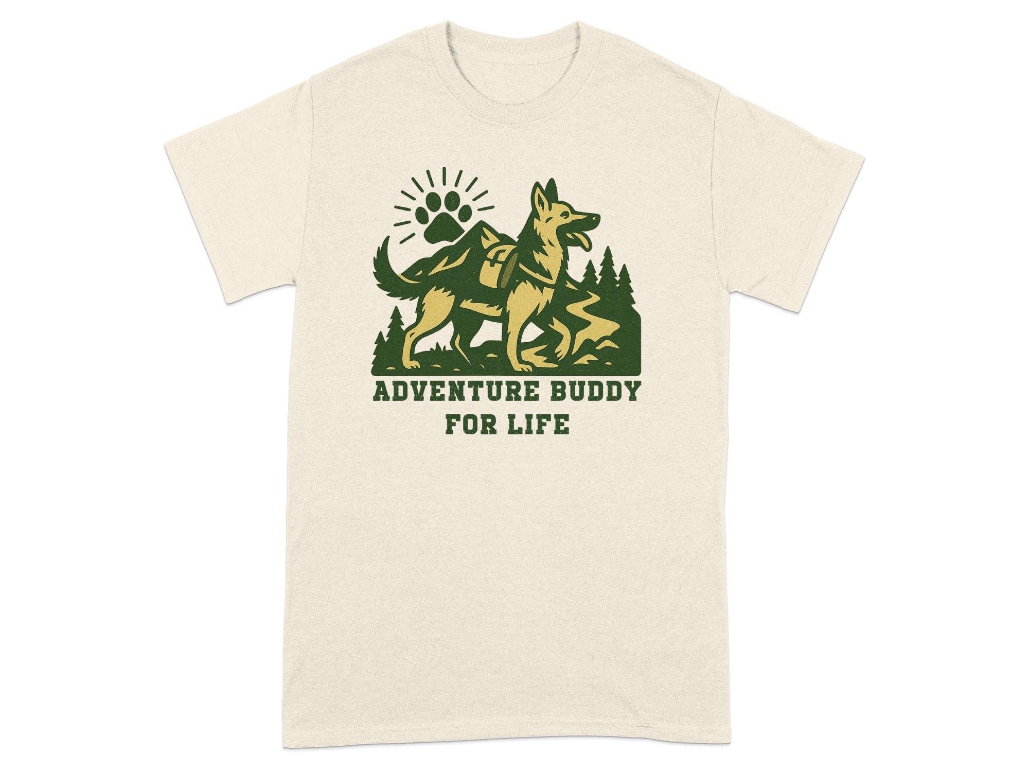 Adventure Buddy For Life Dog Hiking Tshirt