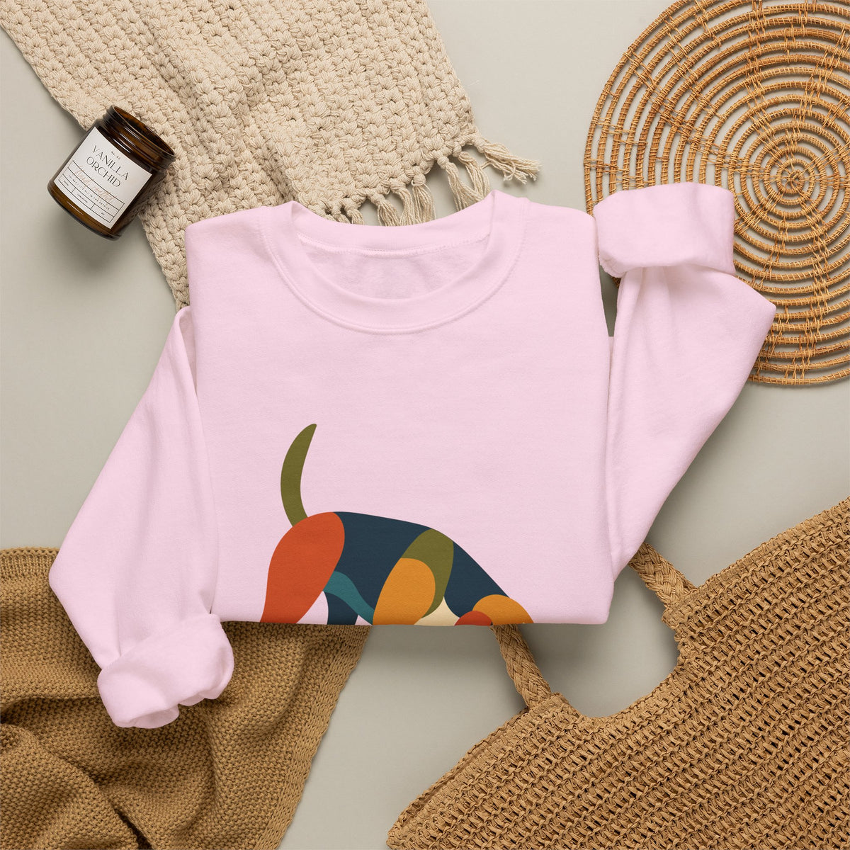 Feral Little Creature Sniffing Beagle Sweatshirt
