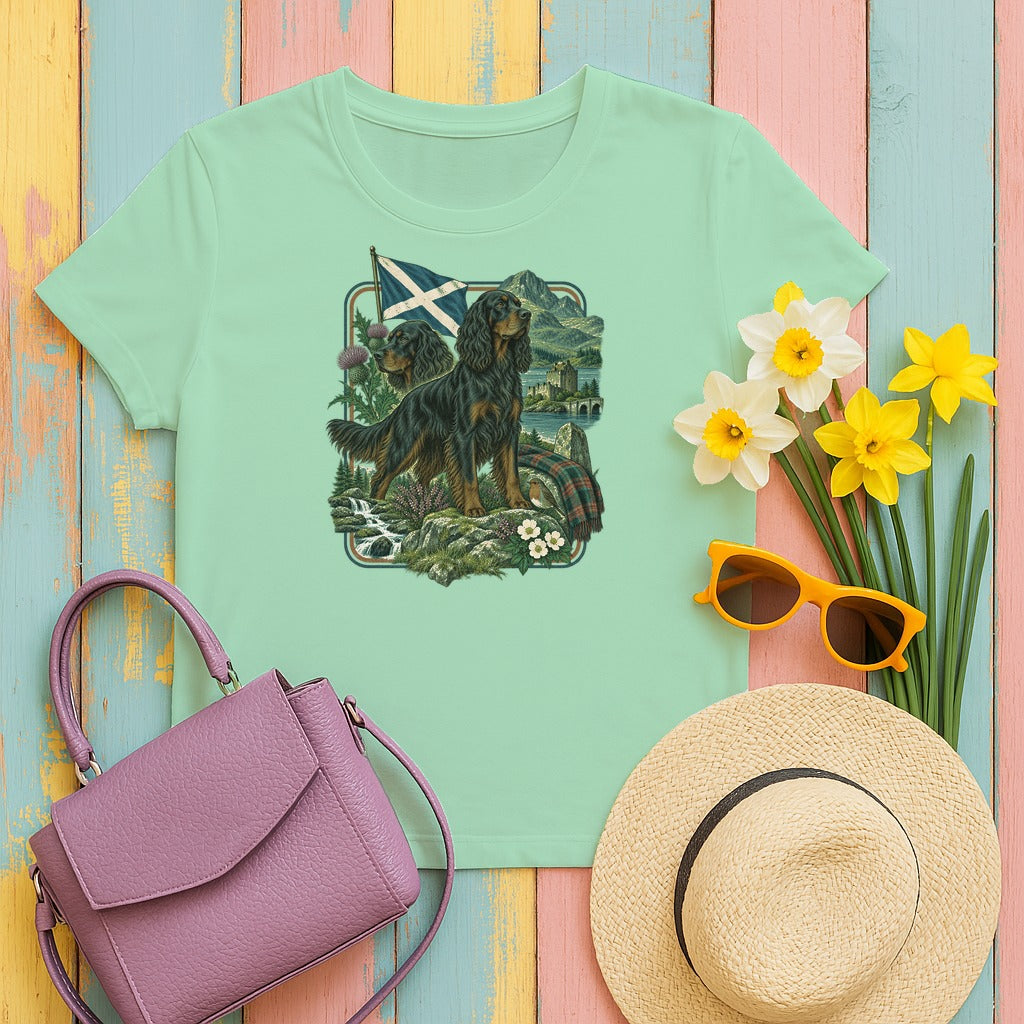 Gordon Setter Scotland Heritage tee, Mint