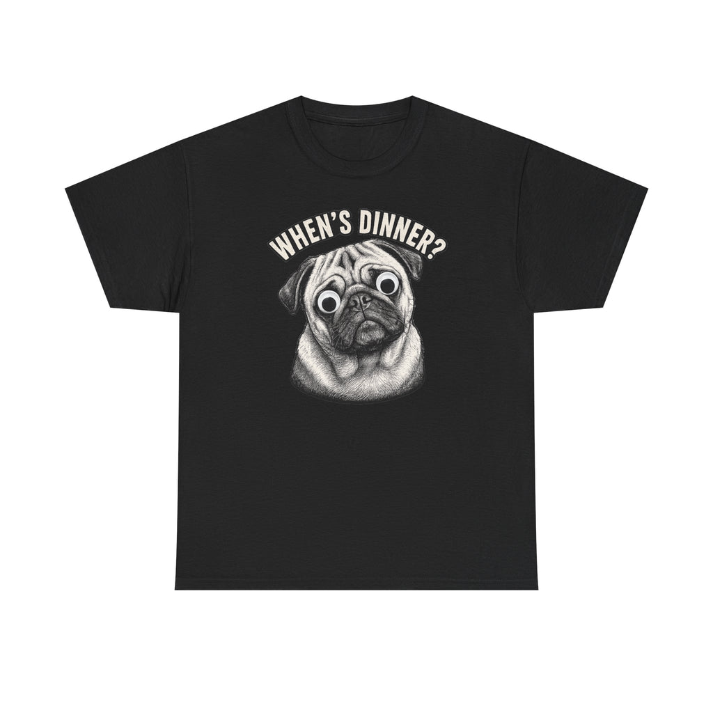 Hungry Pug Googly Eyes T-Shirt