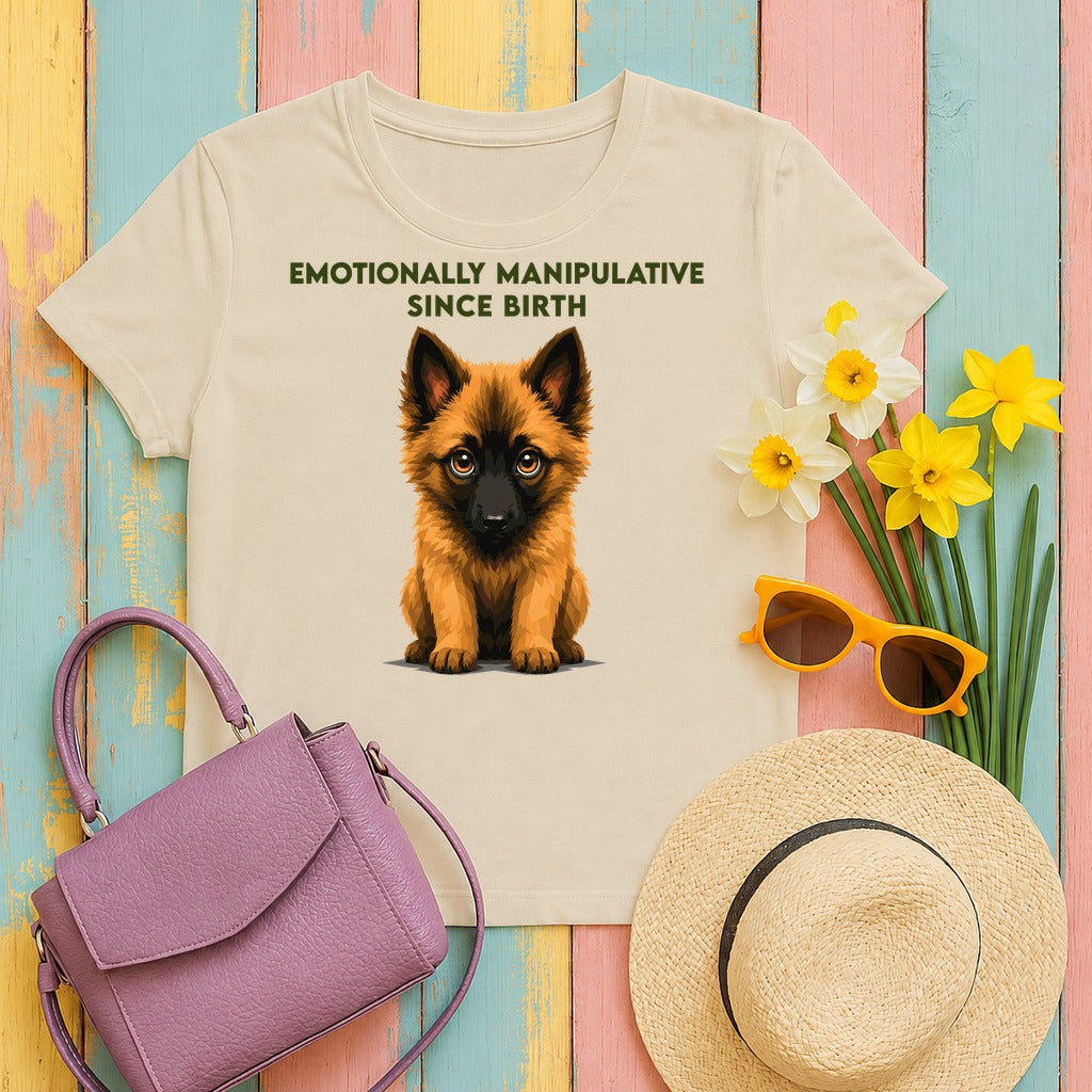 Manipulative Belgian Tervuren T-shirt in Sand