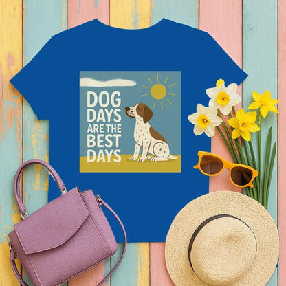 Dog Days Are the Best Days German Shorthaired Pointer T-Shirt T-shirt