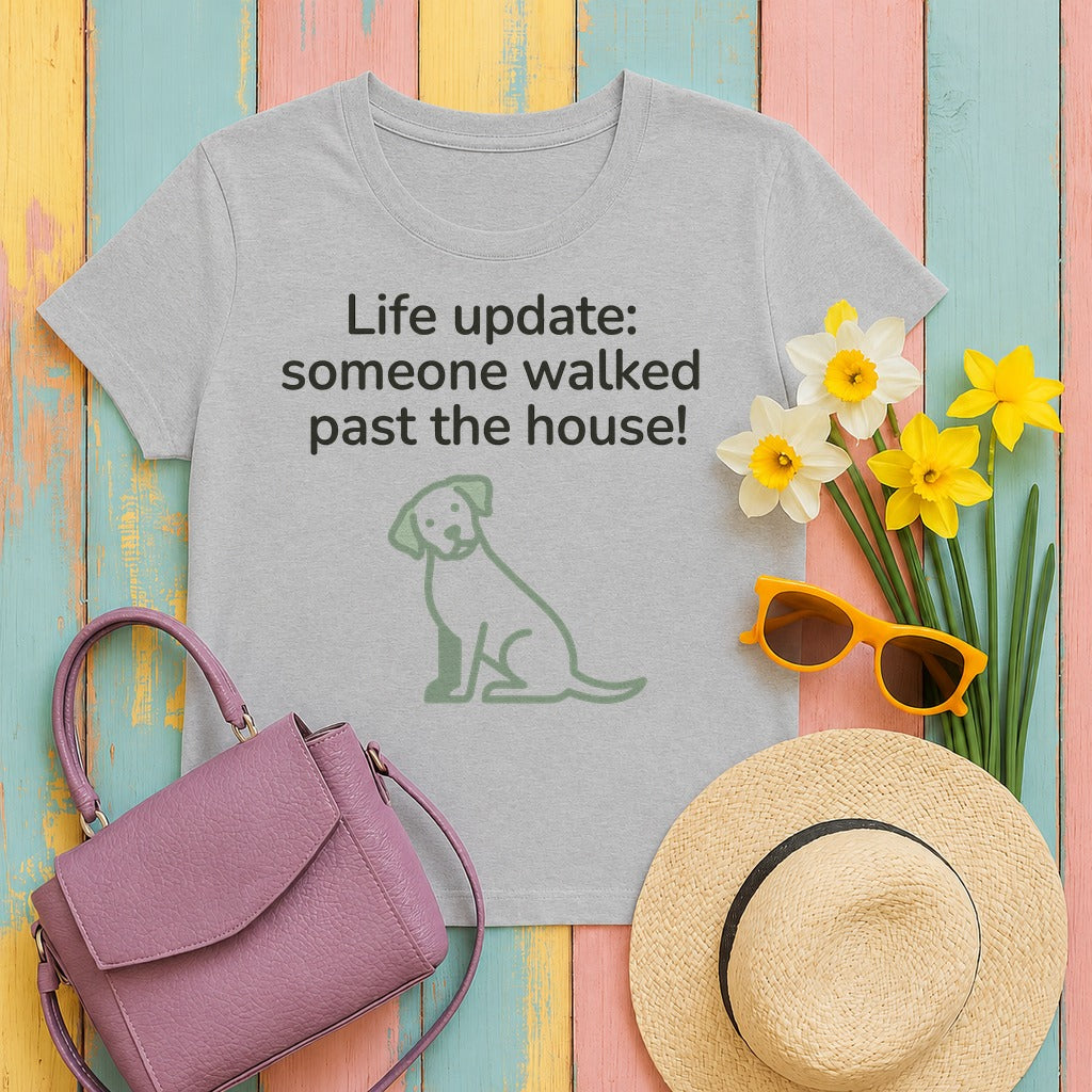 Life Update Reactive Dog Graphic T-Shirt in Sport Grey