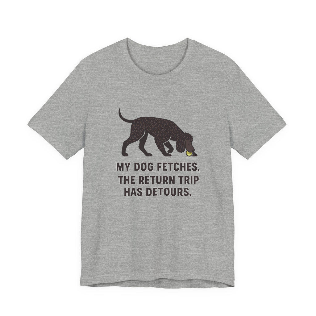Irish Water Spaniel Return Trip Has Detours Tee