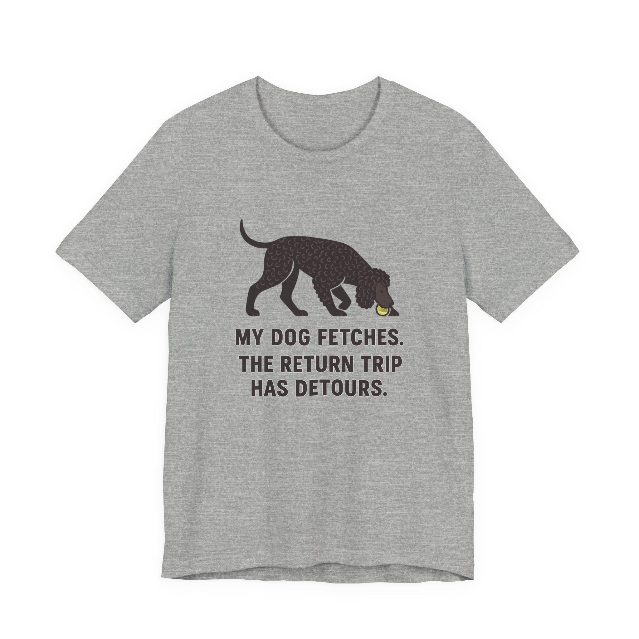 Irish Water Spaniel Return Trip Has Detours Tee