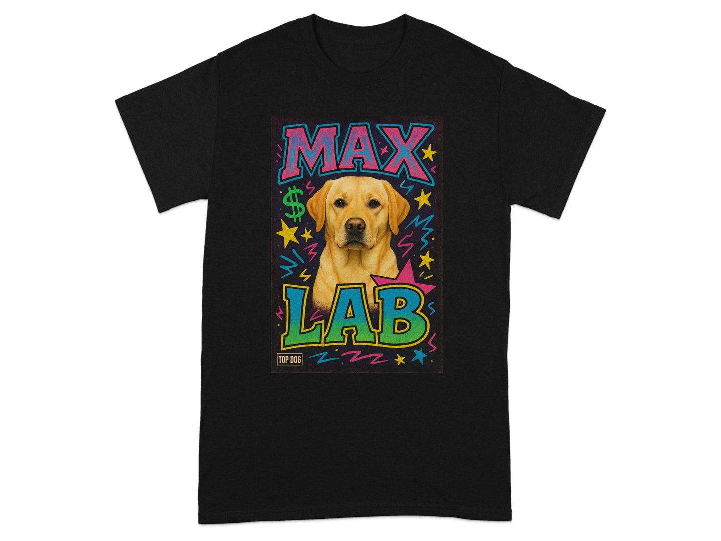 Max Lab Graphic Black T-Shirt Product
