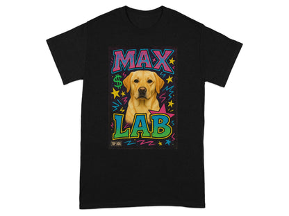 Max Lab Graphic Black T-Shirt Product