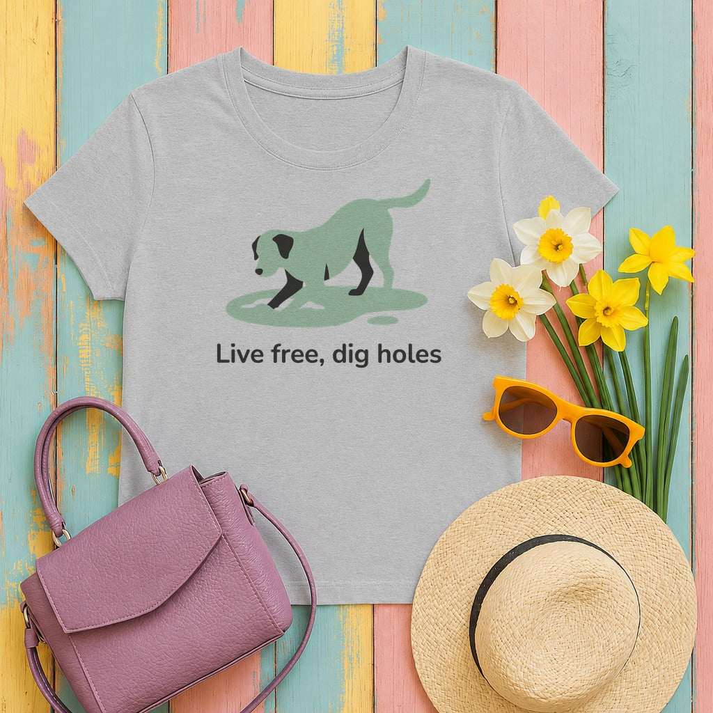 Live Free Lab T-Shirt in Sport Grey