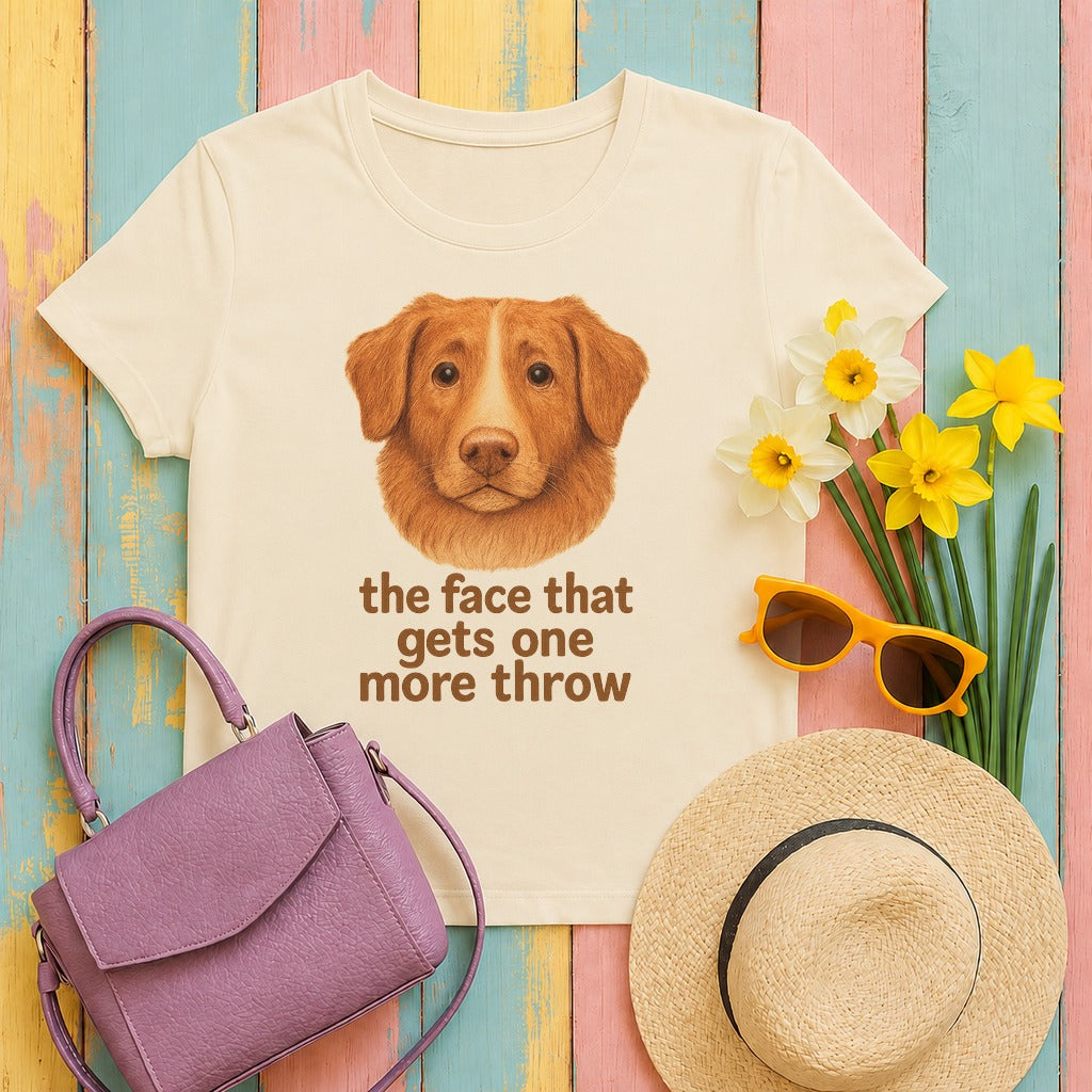 toller worried-hopeful-eyes tee flat lay hero v8