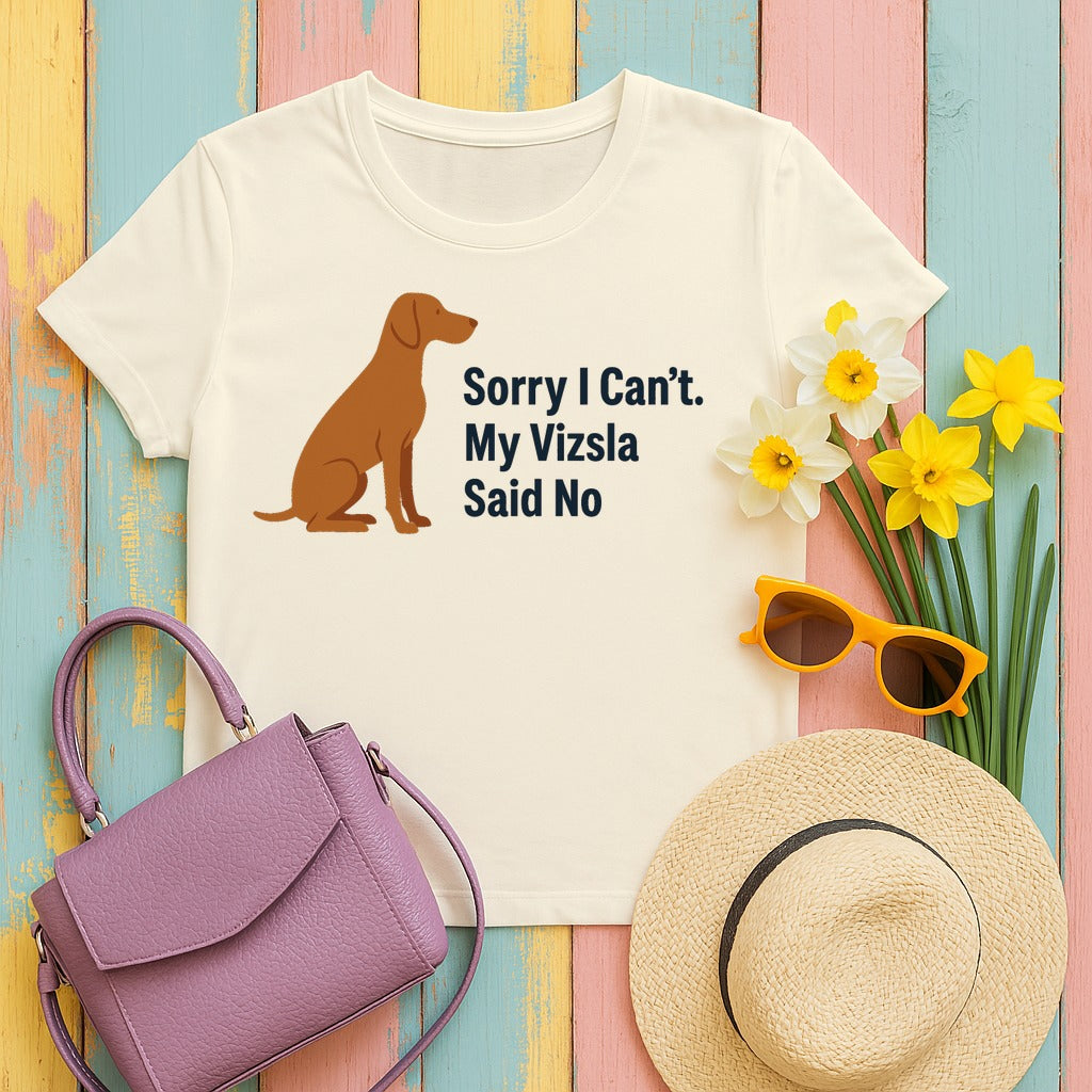 Vizsla Said No T-Shirt in Natural