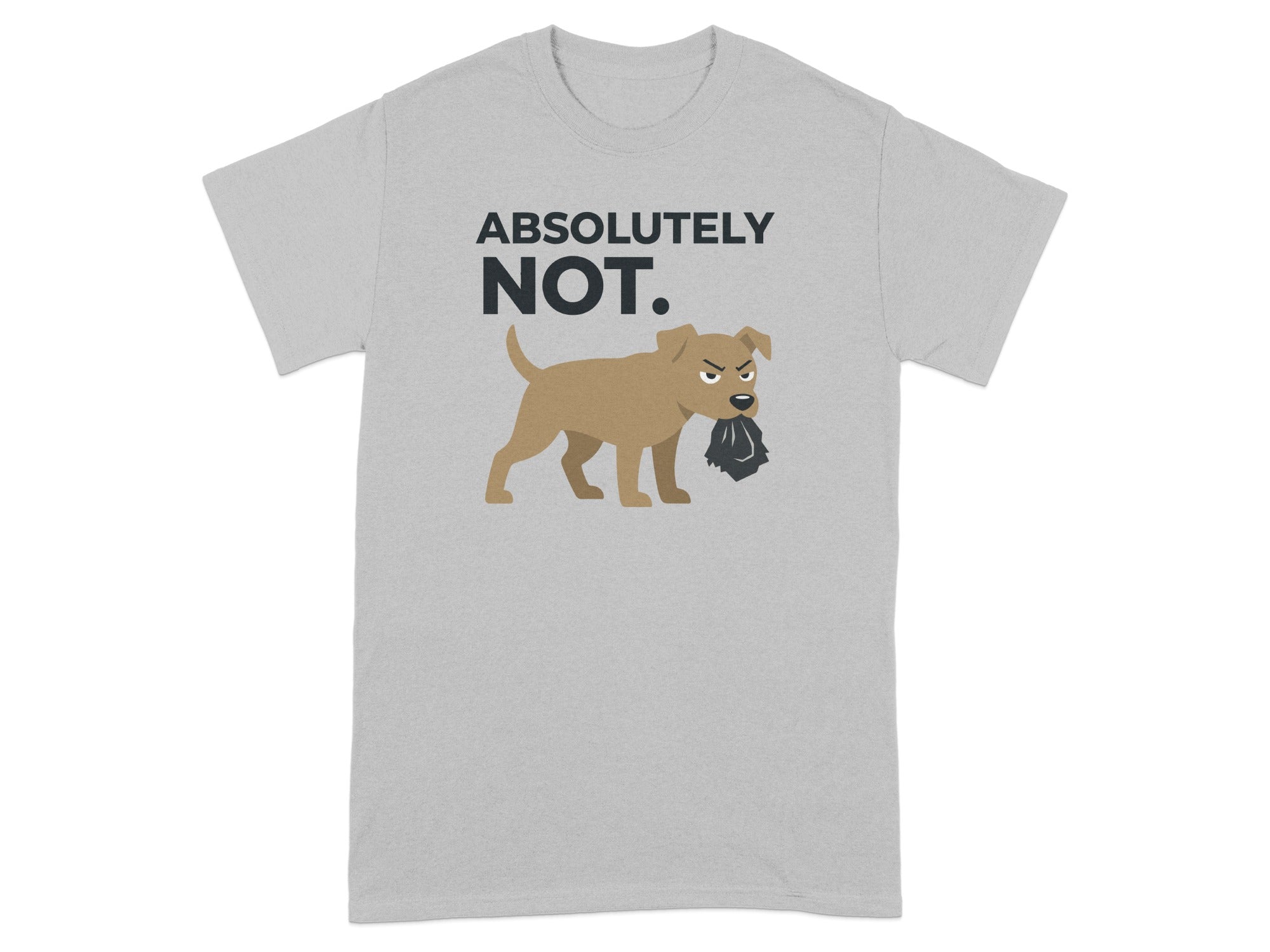 Absolutely Not Angry Dog Graphic T-Shirt Product