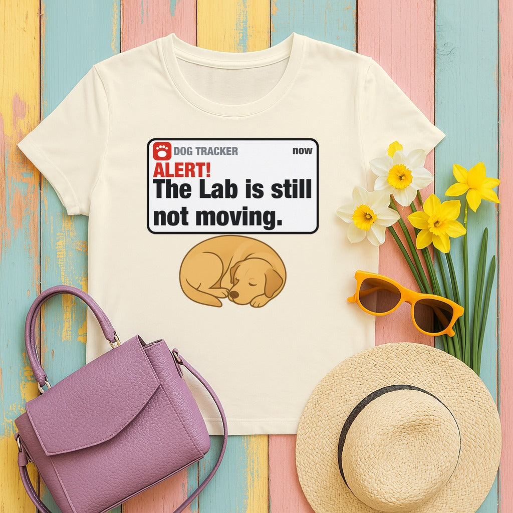 Lab Alert Still Not Moving Tee in Natural