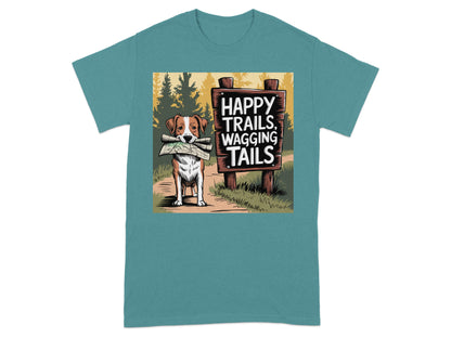 Happy Trails Wagging Tails Graphic T Shirt product type