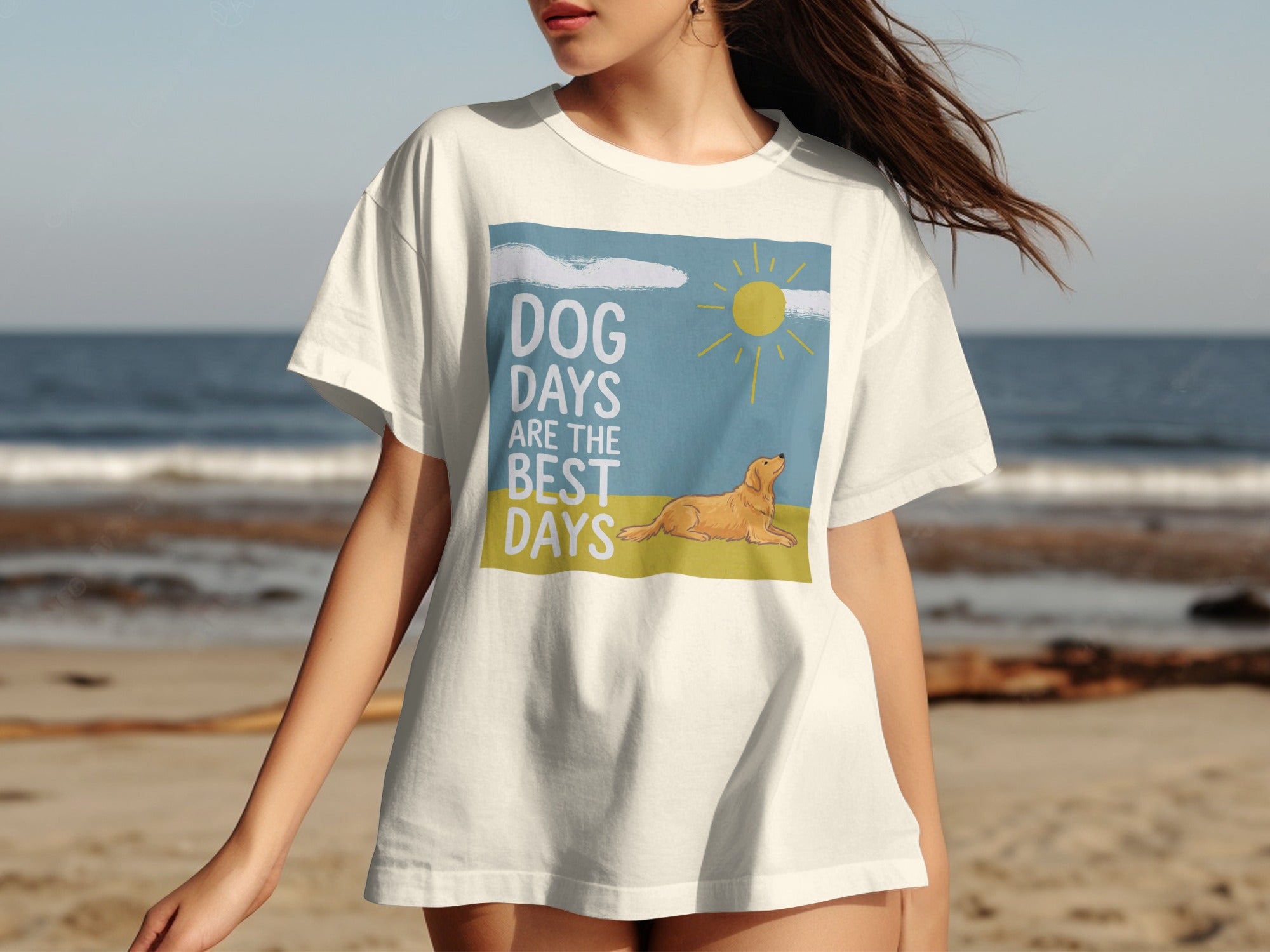 Dog Days Are the Best Days Graphic T-Shirt