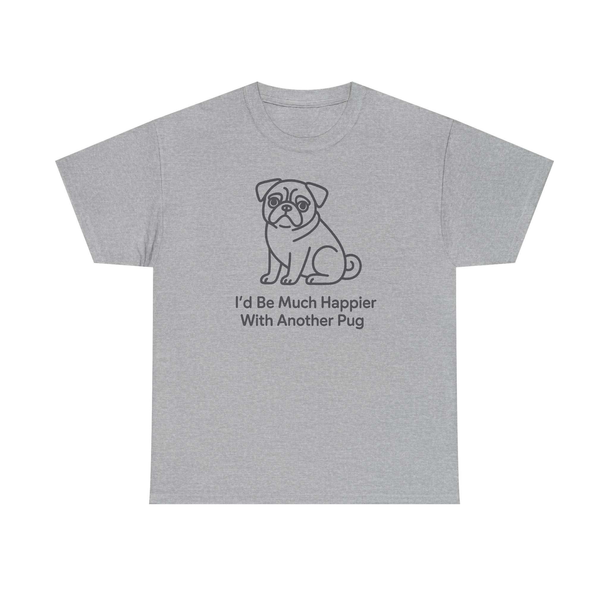 More Pugs Please: Minimalist T-Shirt