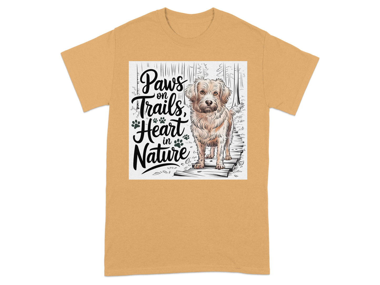 Paws on Trails Heart in Nature Graphic Tee product