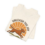 Wirehaired Vizsla Unleash the Joy Tee