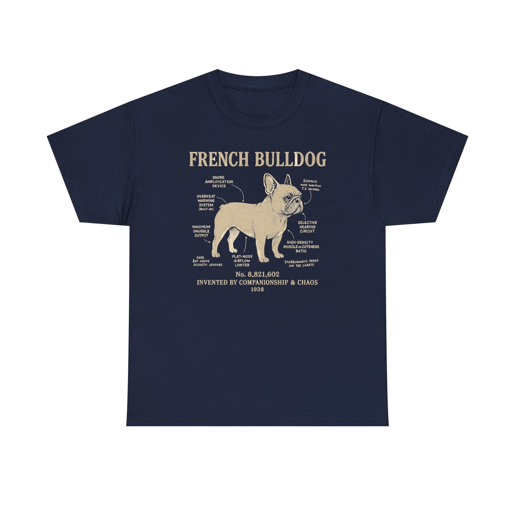 French Bulldog Anatomy T-Shirt