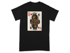 King of Hearts Bear Playing Card Graphic Shirt