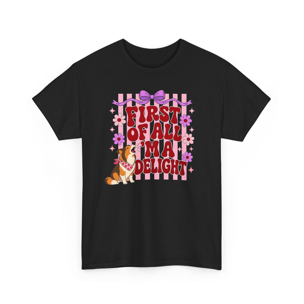 Whimsical ‘I’m A Delight’ Corgi T-Shirt