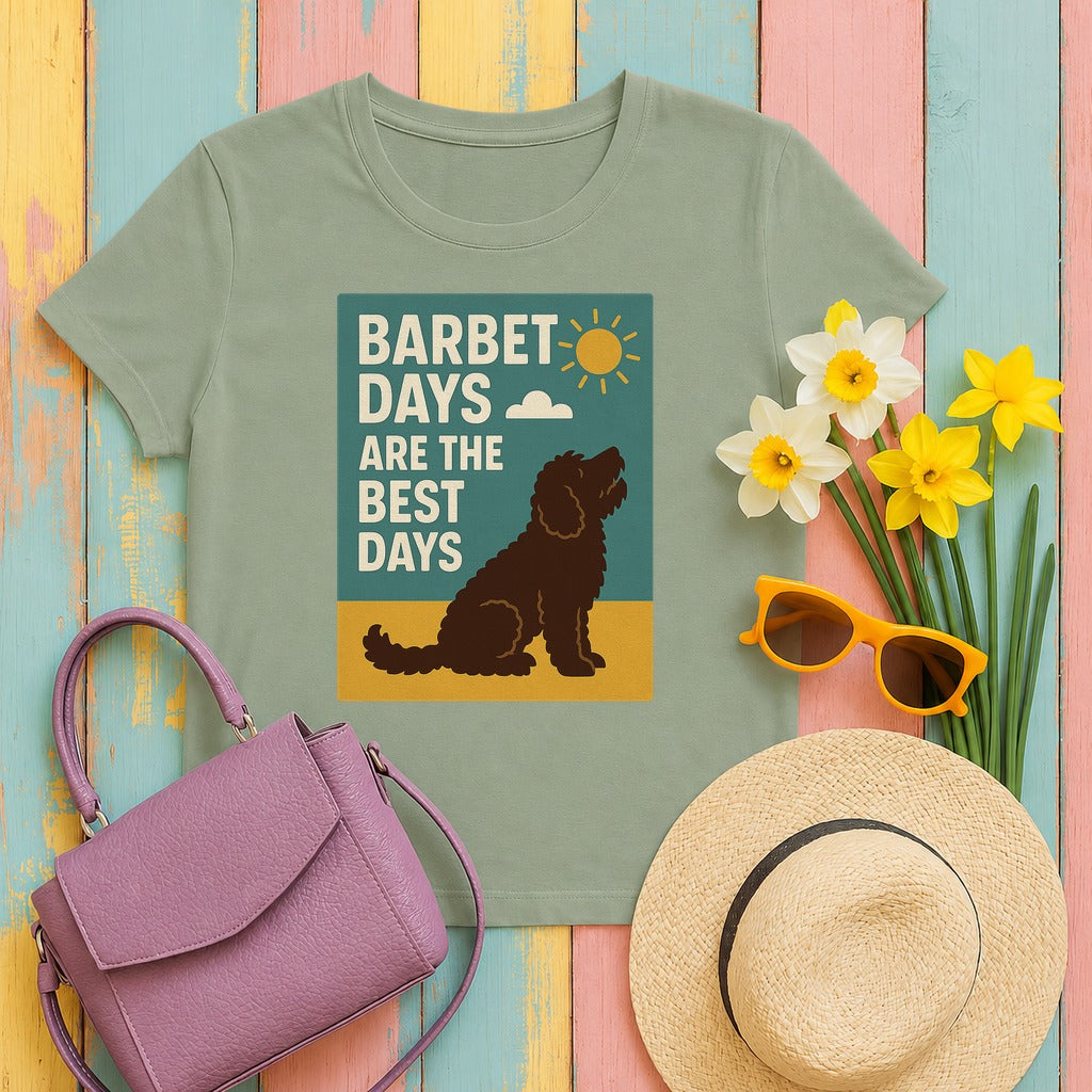 Barbet Days Are the Best Days Tee in Sage