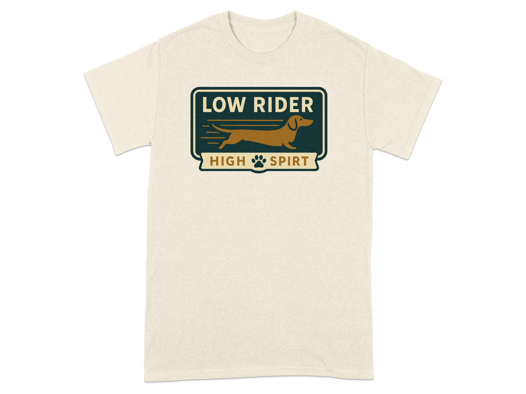 Low Rider High Spirit Dachshund Graphic T-Shirt