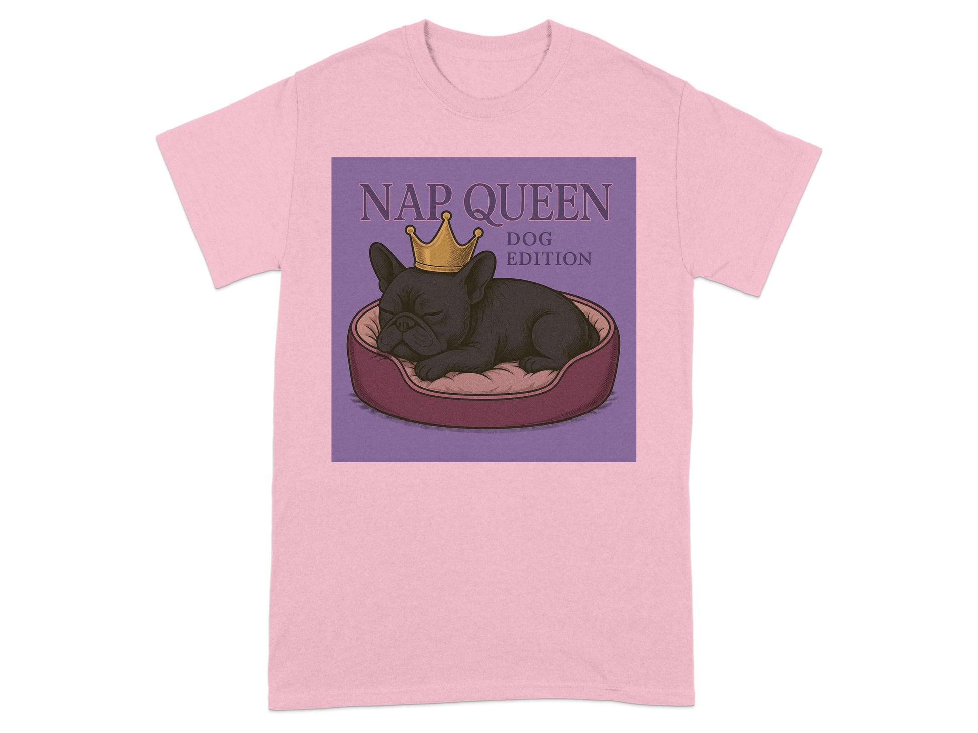 Nap Queen Dog Edition Funny Graphic T-shirt product type
