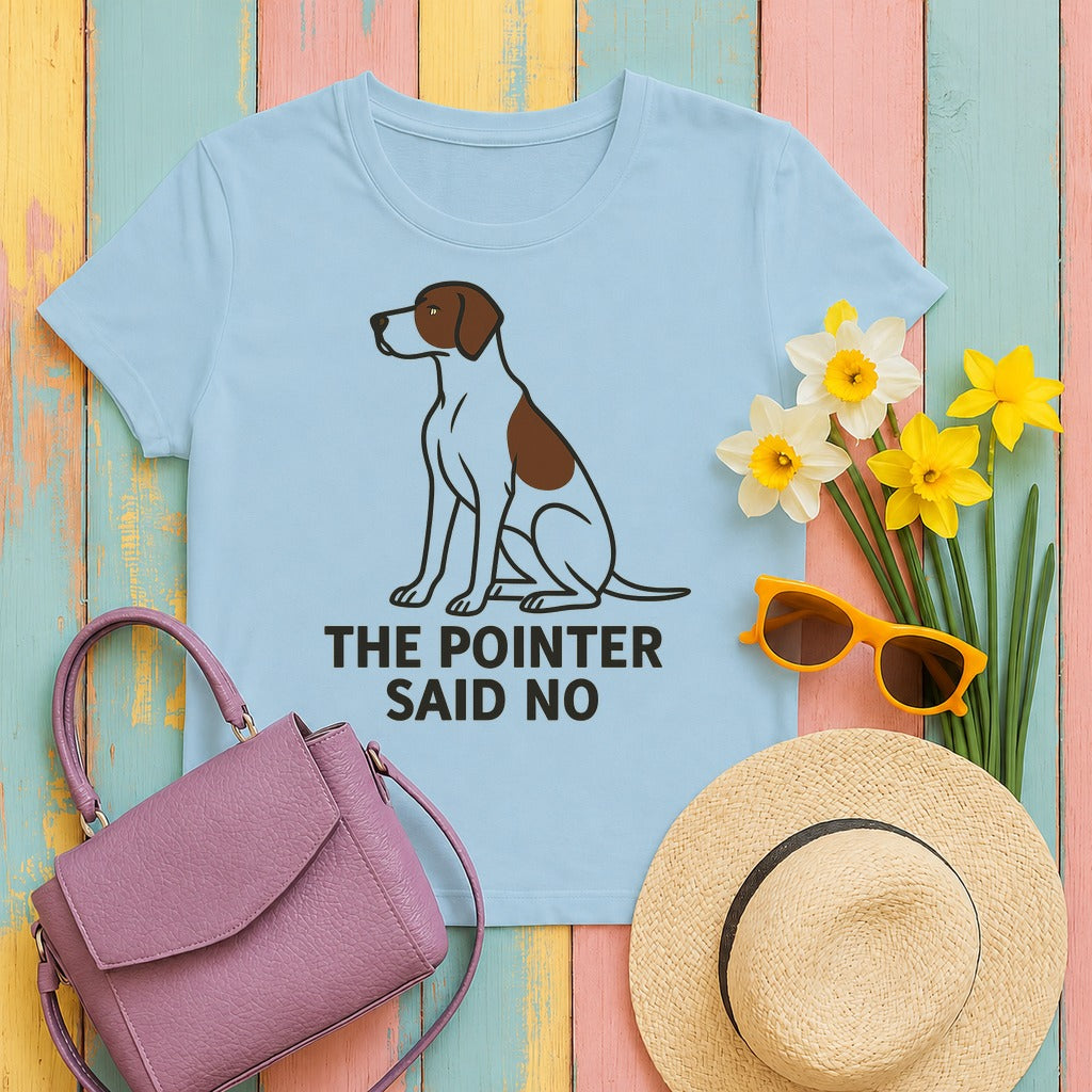 Pointer Said No T-shirt in Light Blue