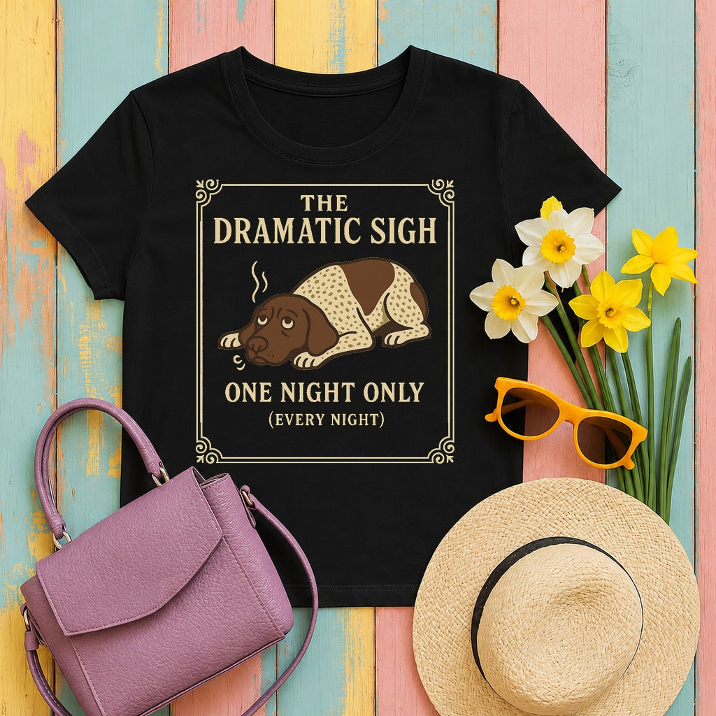 gsp dramatic-sigh-playbill tee flat lay hero v8