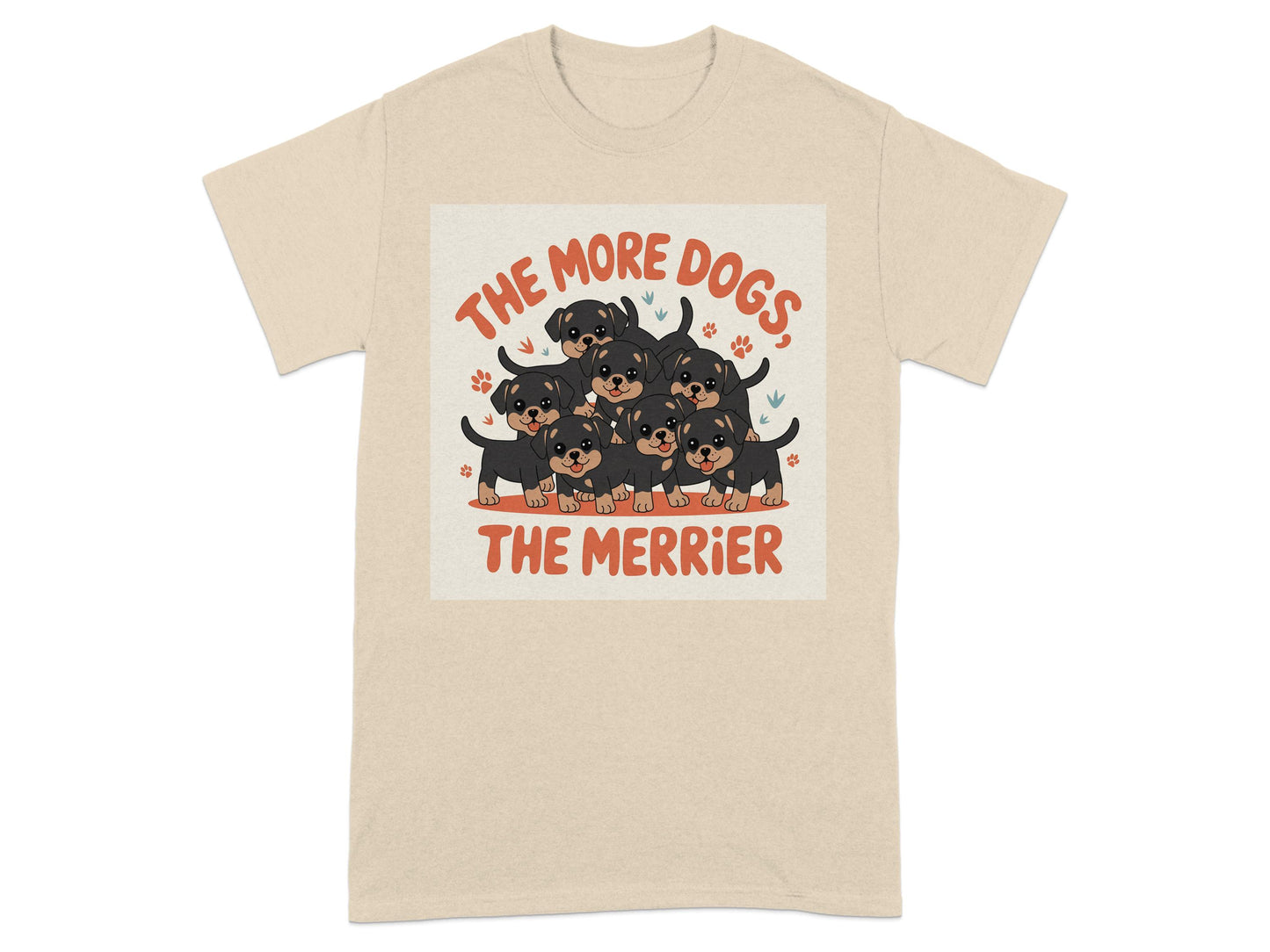 The More Dogs The Merrier Graphic T-Shirt product type