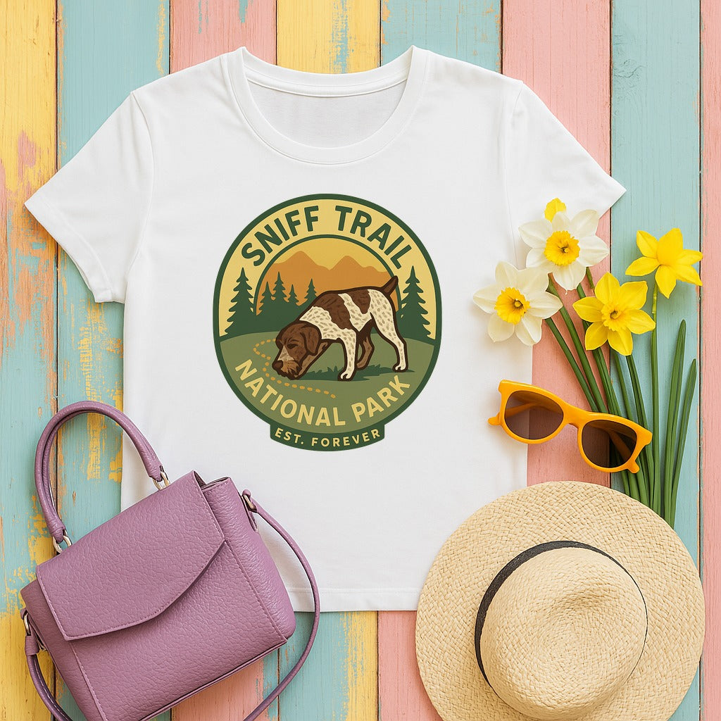 GWP Sniff Trail National Park Tee in White