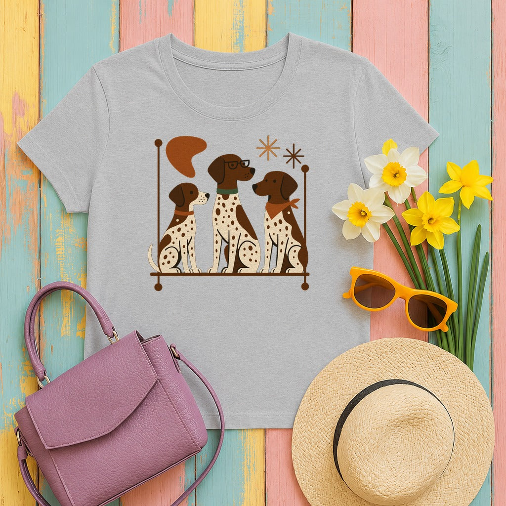 Mid-Century GSP T-Shirt in Sport Grey
