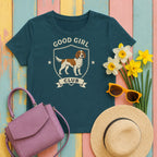Irish Red and White Setter Good Girl Club Tee