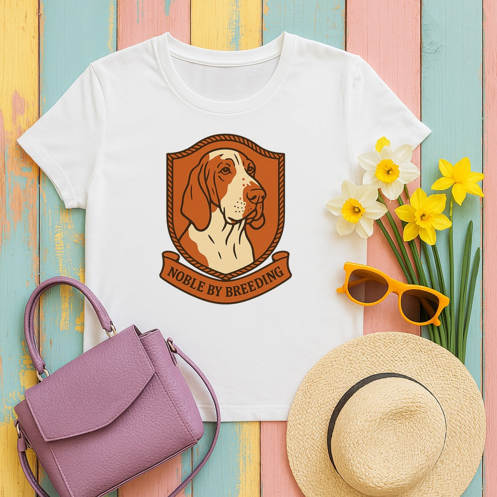 Bracco Italiano Noble by Breeding Tee in White