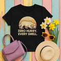 Clumber Zero Hurry Tee in Black