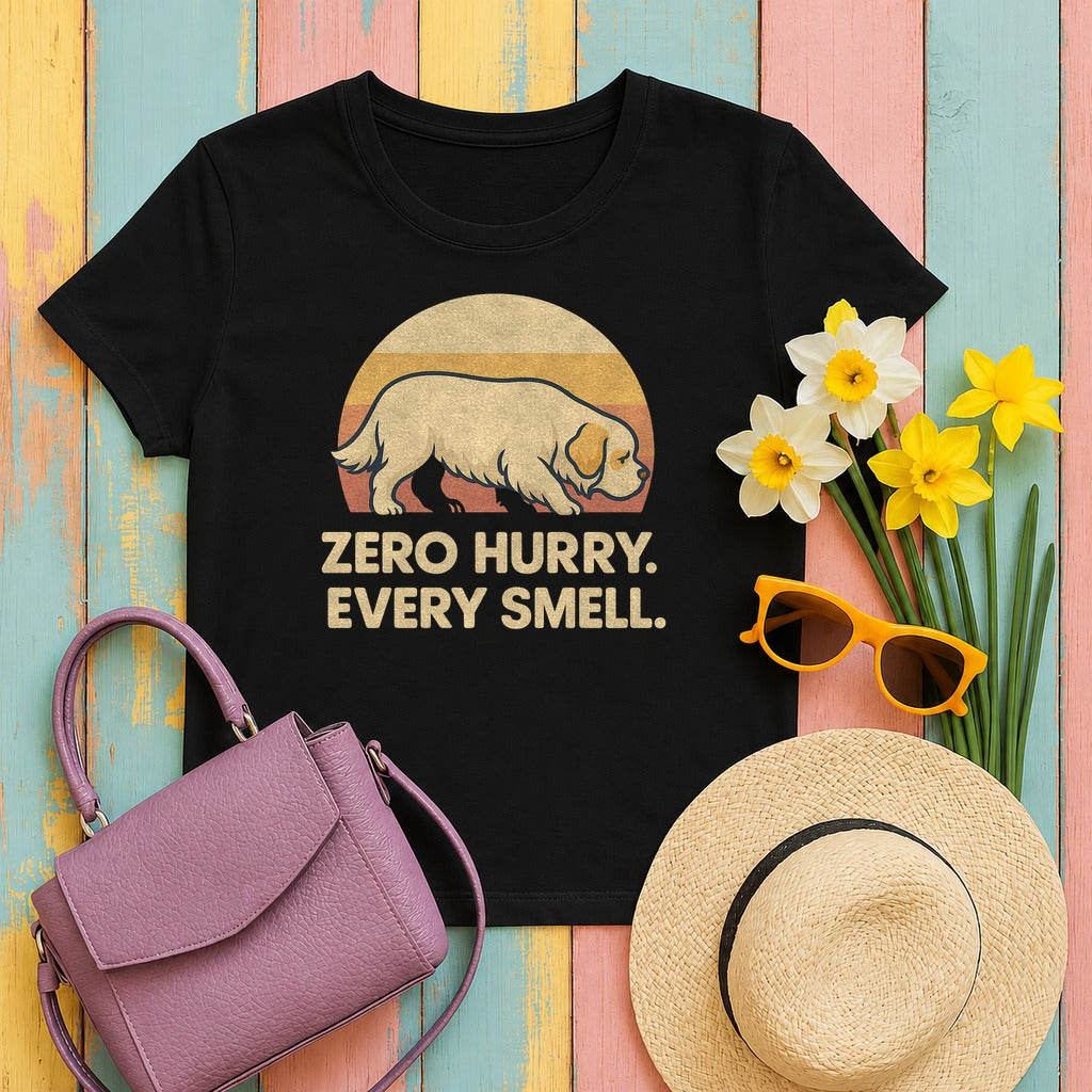 Clumber Zero Hurry Tee in Black