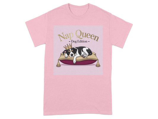 Nap Queen Dog Edition Design Graphic T-Shirt product type