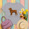 Boykin Spaniel Geometry of a Good Dog T-shirt in Athletic Heather