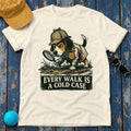 Beagle Detective 'Cold Case' T-Shirt in Natural
