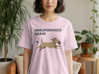 Unsupervised Again Dog Graphic Women's Casual Shirt