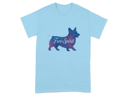 Free Spirit Corgi Graphic Tee Shirt product type