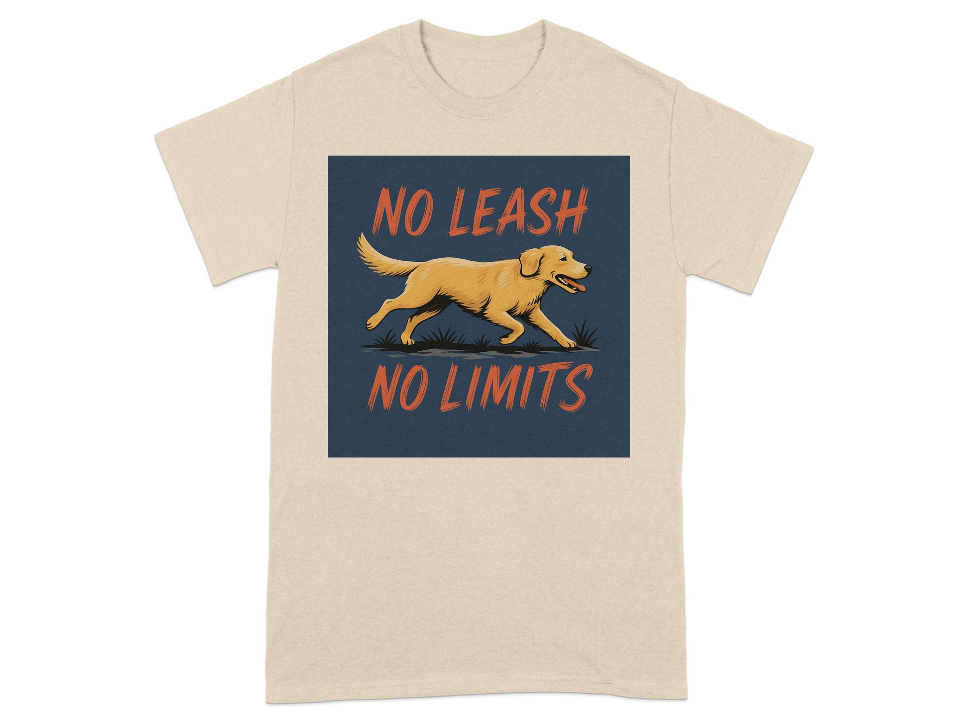 No Leash No Limits Dog Graphic T-shirt product