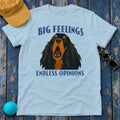 Big Feelings Setter T-Shirt in Light Blue