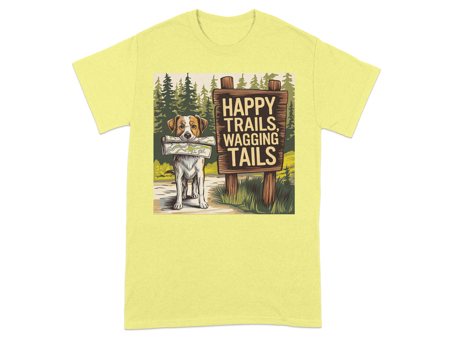 Happy Trails Wagging Tails Graphic T-shirt product