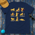 Golden's Run T-Shirt in Navy