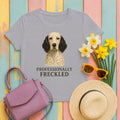 English Setter Professionally Freckled Tee in Athletic Heather