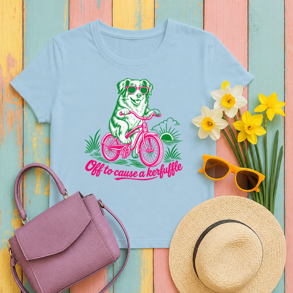 Kerfuffle Aussie T-Shirt in Light Blue