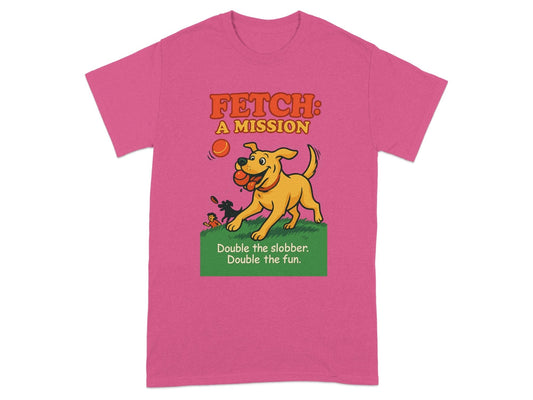 Fetch A Mission Double The Fun Pink T-shirt product type