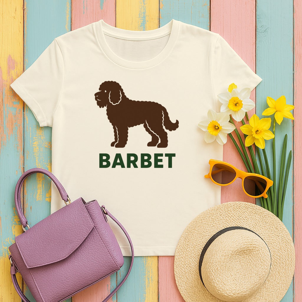 Barbet Silhouette Tee in Natural
